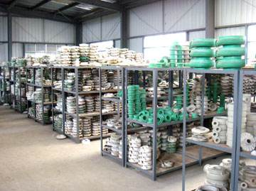 西安潛水泵配件倉庫一角