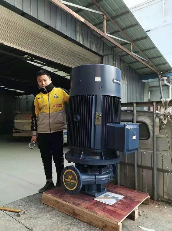 張家山水庫泵站更換水泵